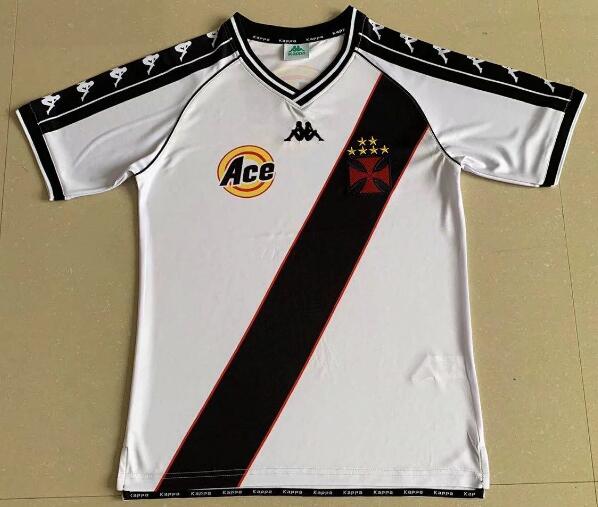 2000 CR Vasco da Gama Retro Home Kit Soccer Jersey